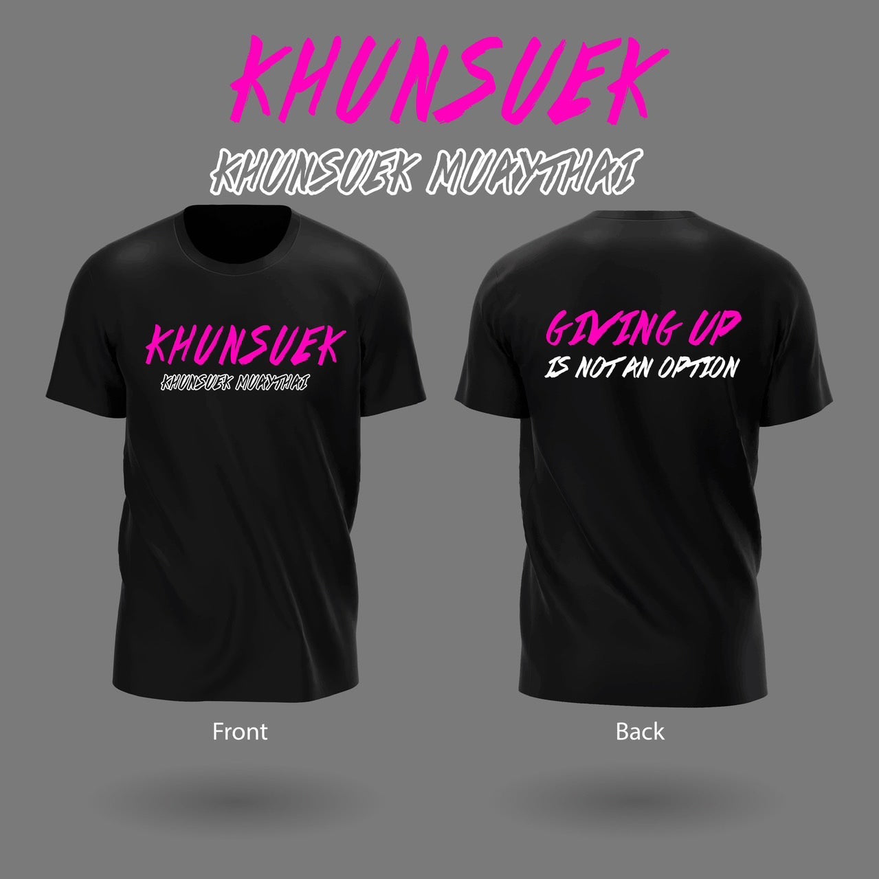 Muay Thai is Pain Tee - Pink